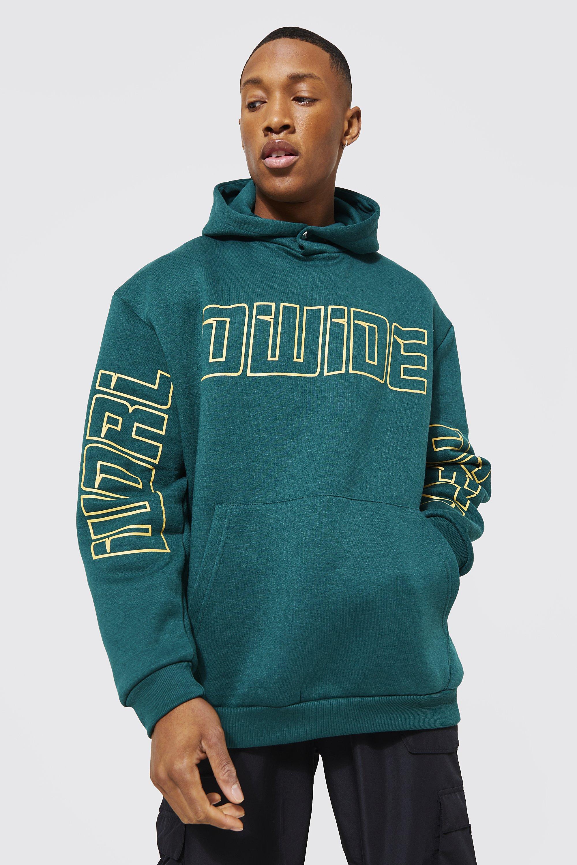 Boohooman 2025 green hoodie